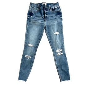 Studio Blue High Rise Skinny Ankle Jeans
